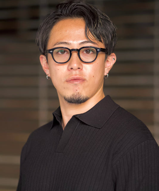 【Sサイズ】ニットポロ (ブラック)