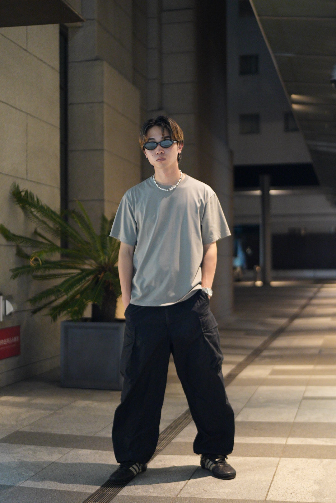 究極の無地Tシャツ/ グレー
