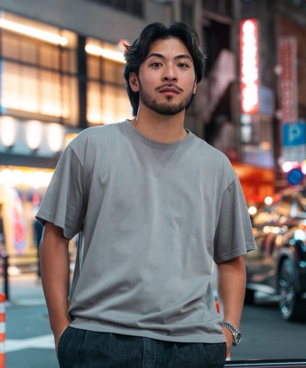 究極の無地Tシャツ/ グレー