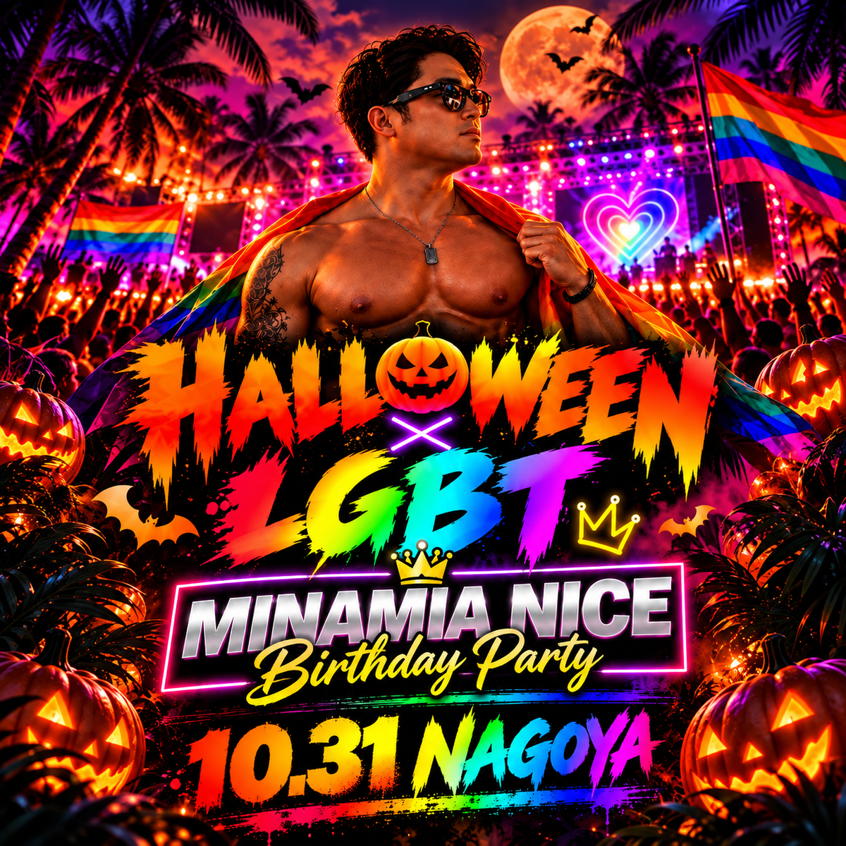 【前売りチケット】HALLOWEEN × LGBT｜MINAMIA NICE Birthday Party（10/31・名古屋）