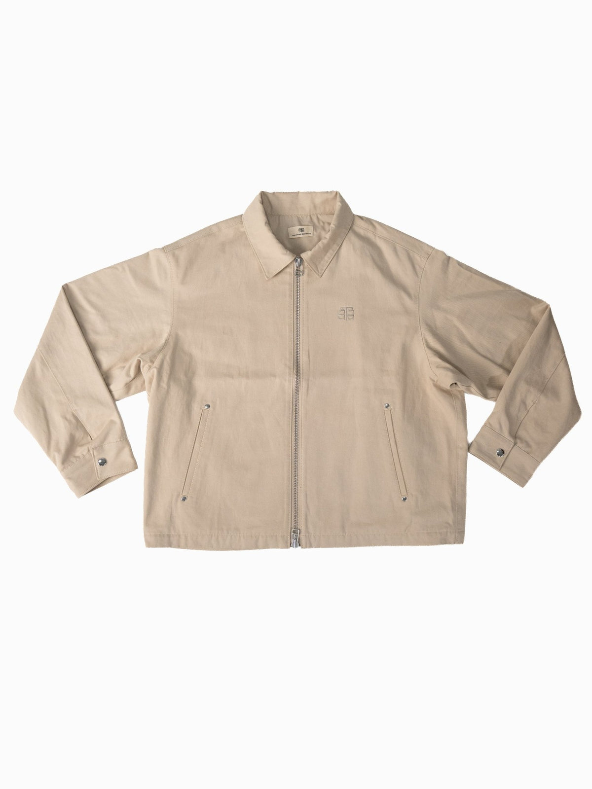 BROTHERS TWILL ZIP JACKET / Beige