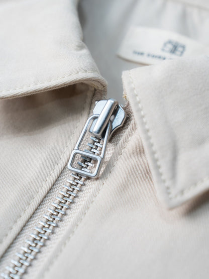 BROTHERS TWILL ZIP JACKET / Beige