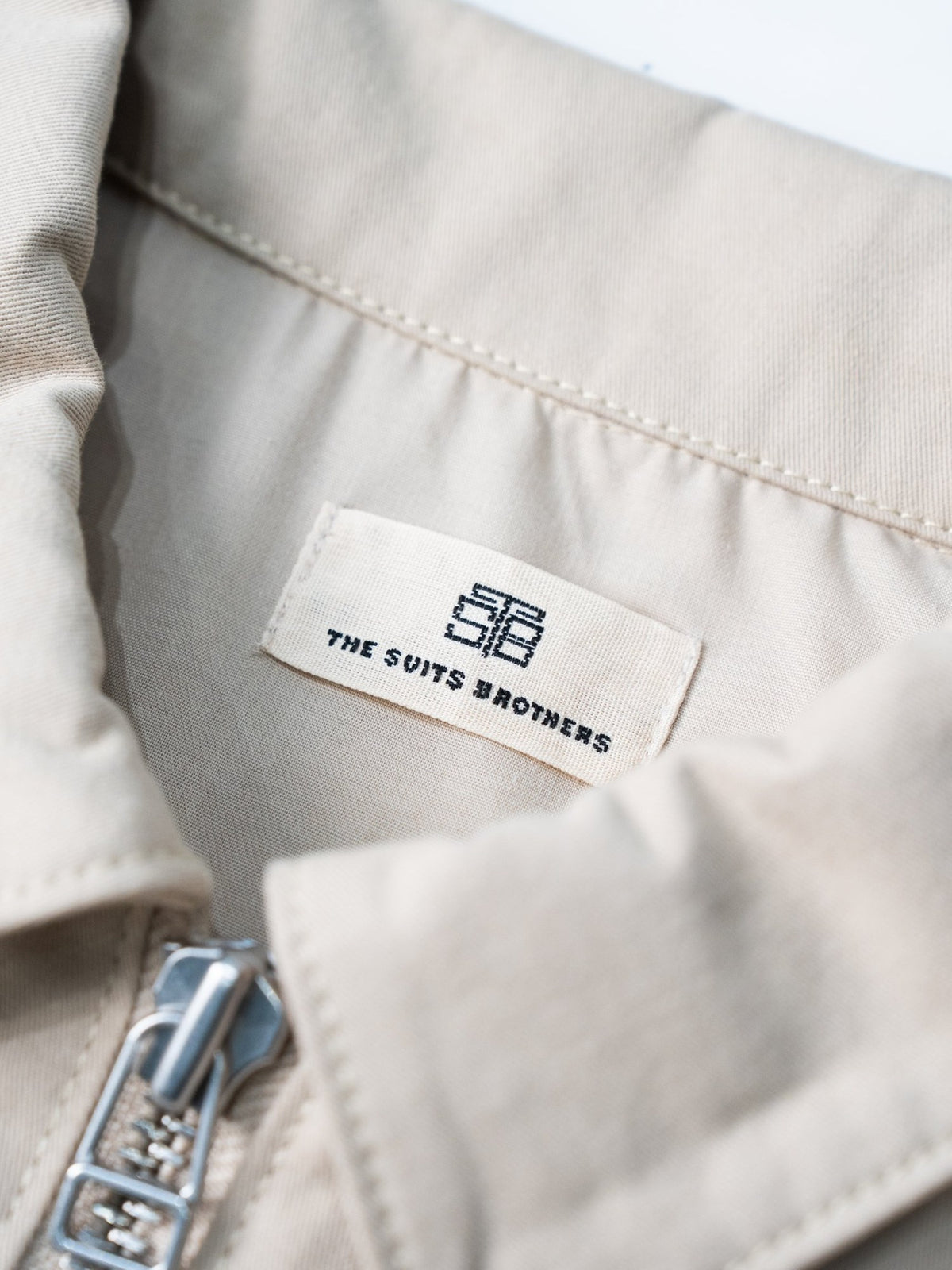 BROTHERS TWILL ZIP JACKET / Beige