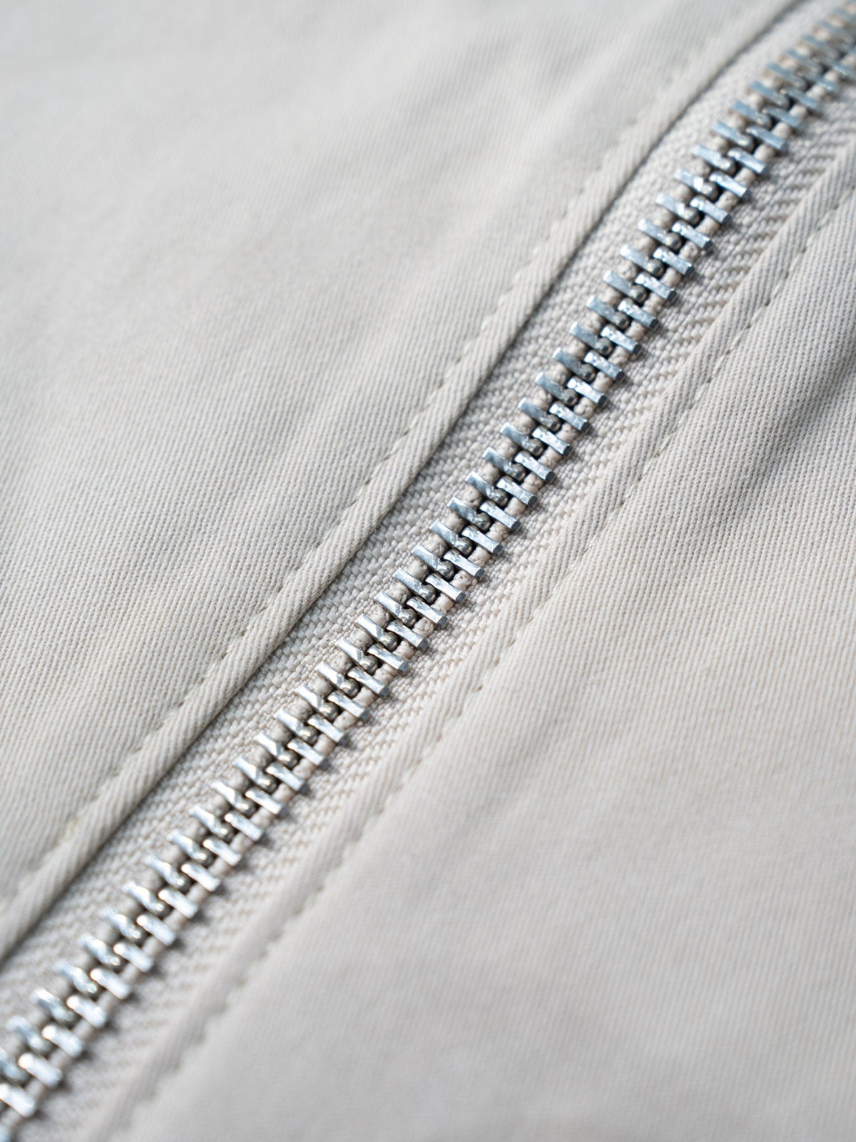 BROTHERS TWILL ZIP JACKET / Beige