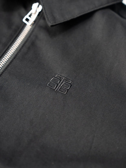 BROTHERS TWILL ZIP JACKET / Black