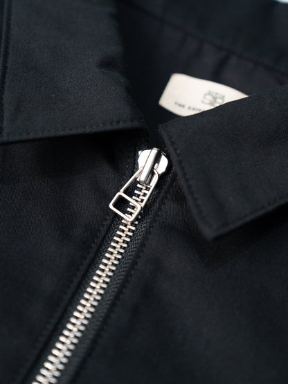 BROTHERS TWILL ZIP JACKET / Black