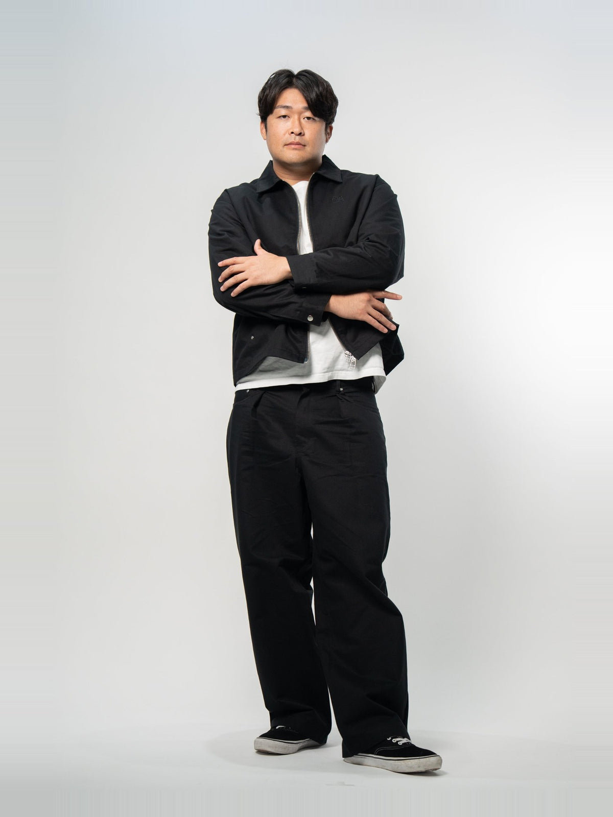 BROTHERS TWILL PANTS / Black