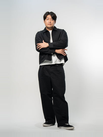 BROTHERS TWILL PANTS / Black