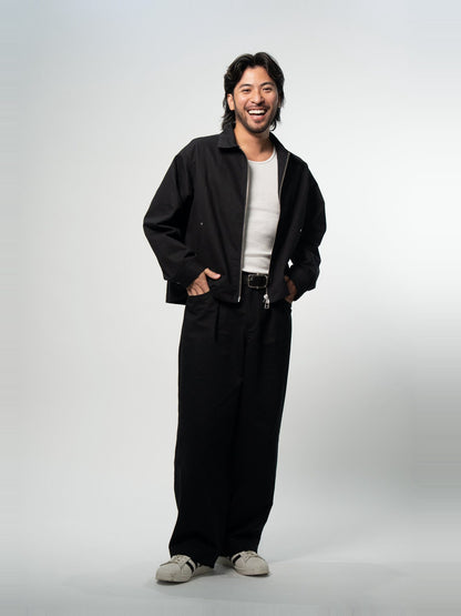 BROTHERS TWILL PANTS / Black