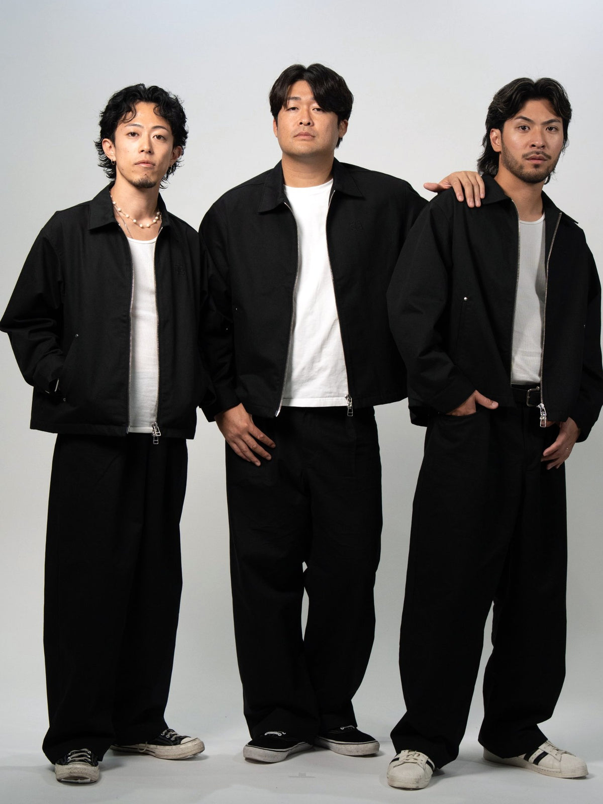 BROTHERS TWILL PANTS / Black