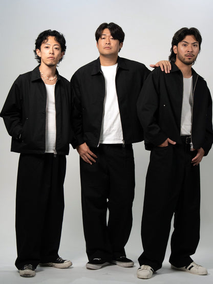 BROTHERS TWILL PANTS / Black